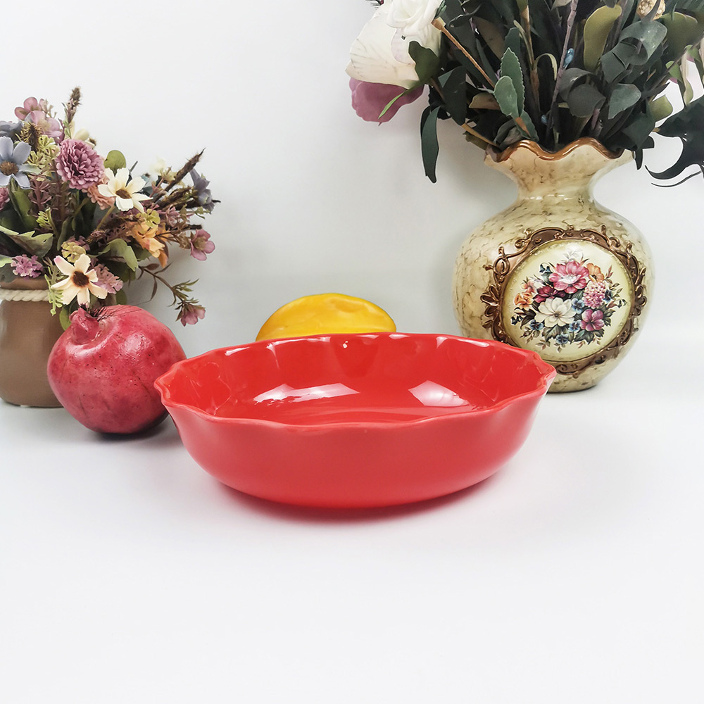 Groothandel Goedkoop Thuis Servies Catering Rode Ronde Vorm Kom 3000 - 4999 Stuks $1.10 >= 5000 Stuks