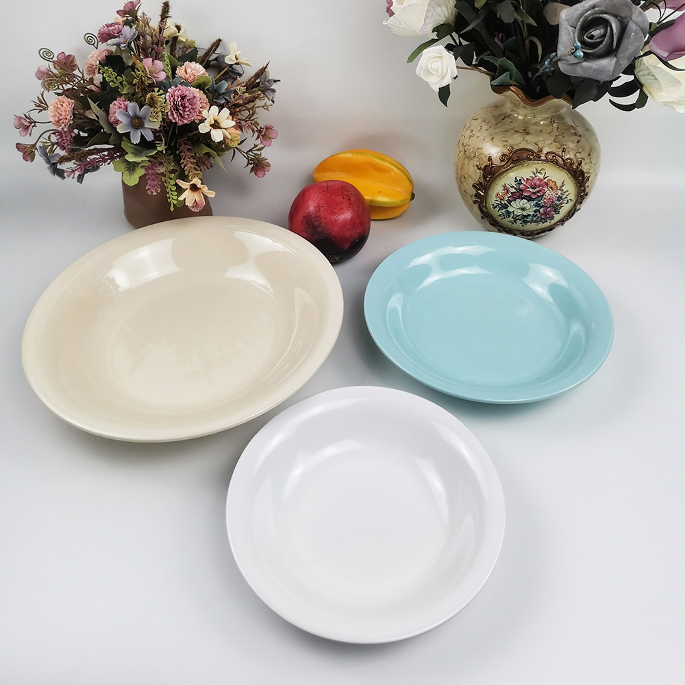 Goedkope Melamine Ronde Diner Soepschotel Nieuwe Melamine Plaat