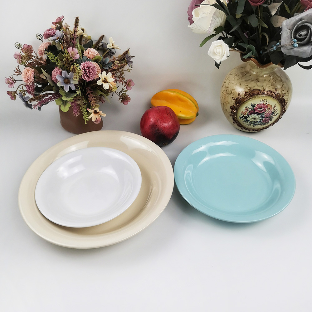 Goedkope Melamine Ronde Diner Soepschotel Nieuwe Melamine Plaat
