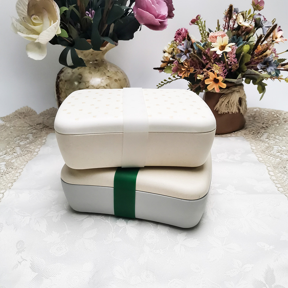 Aangepaste kleur milieuvriendelijke biologisch afbreekbare vierkante Bento lunchbox