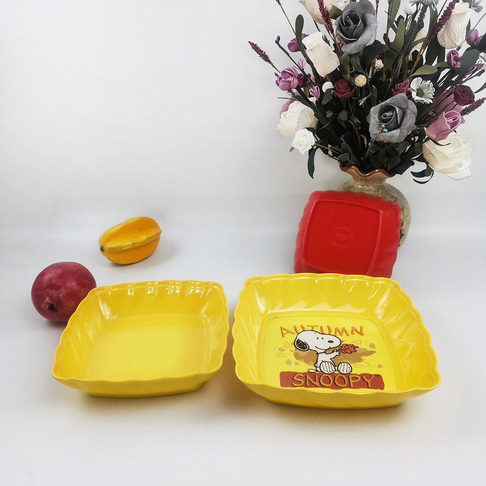 Custom Logo Food Grade Servies Sets Duurzame Voedsel Veilige Fruitschaal