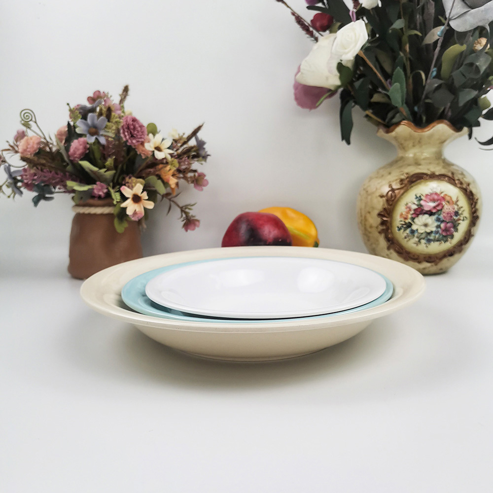 Goedkope Melamine Ronde Diner Soepschotel Nieuwe Melamine Plaat