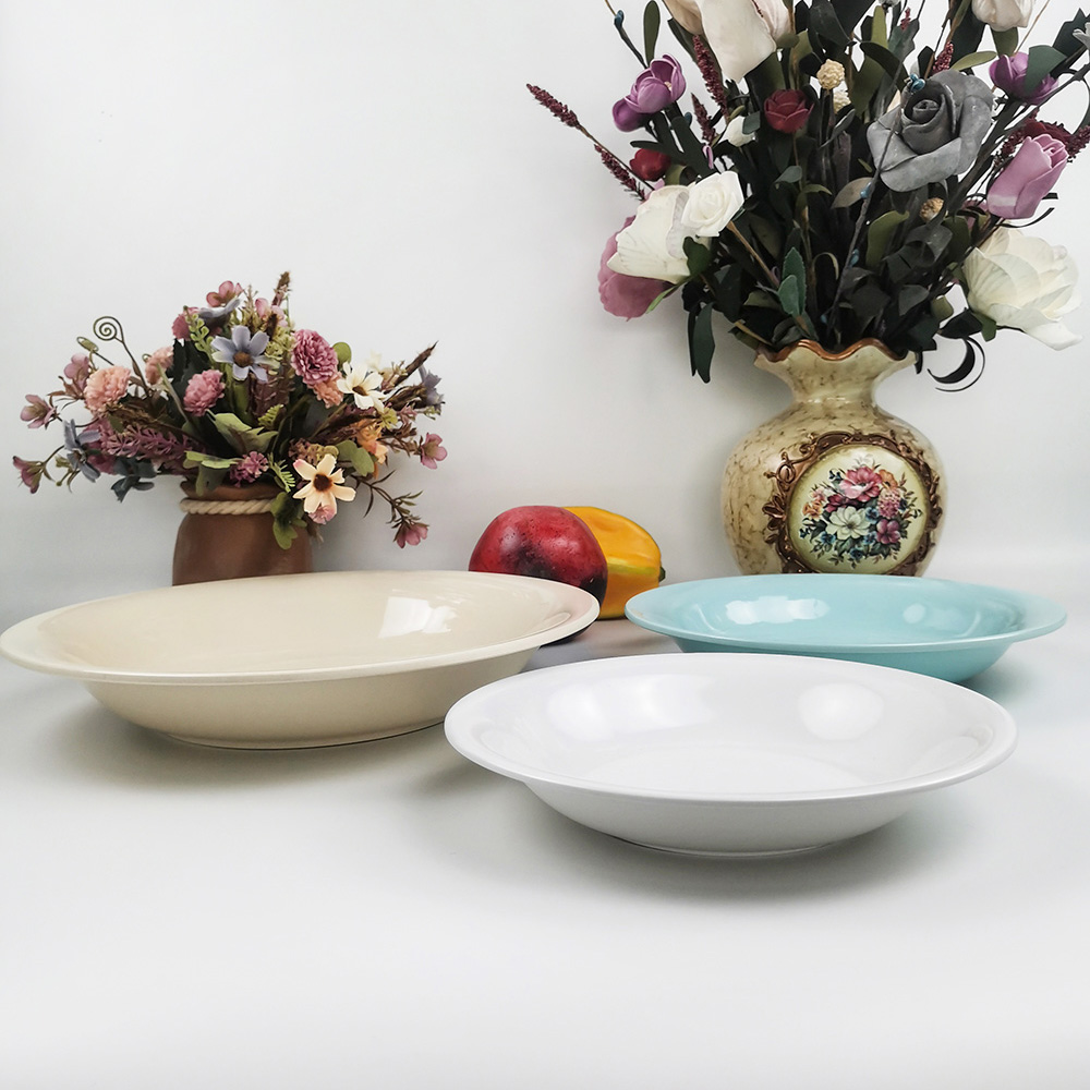 Goedkope Melamine Ronde Diner Soepschotel Nieuwe Melamine Plaat
