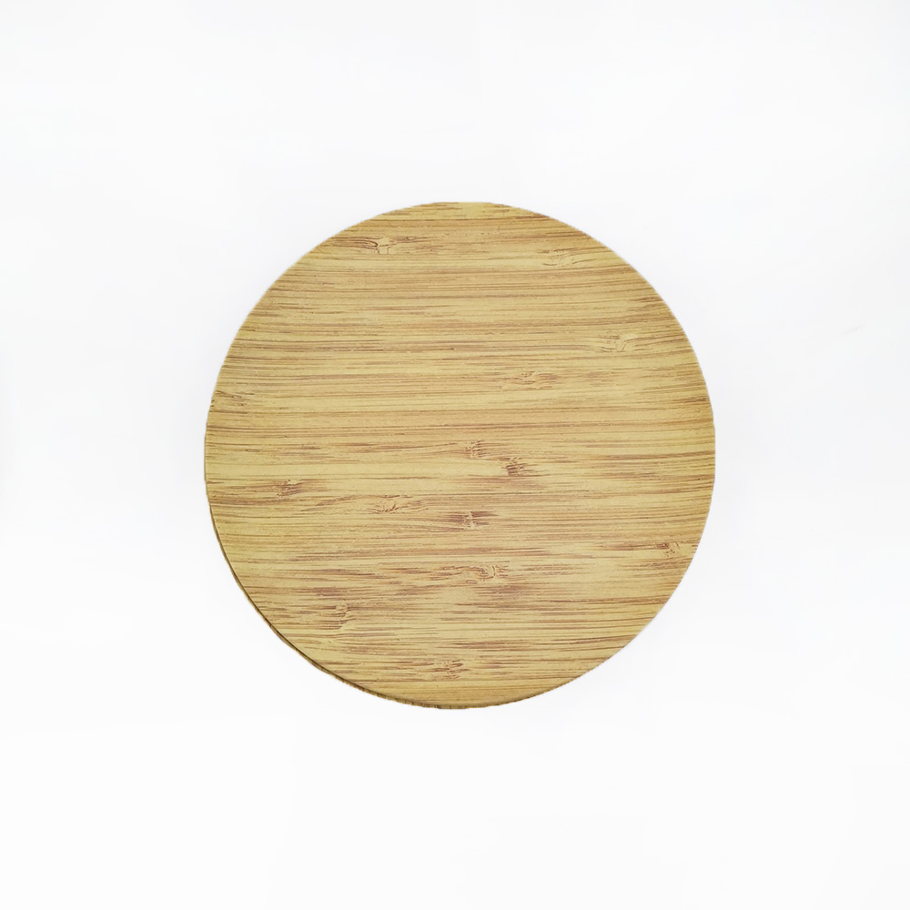 rond bord van melamine of bamboevezel